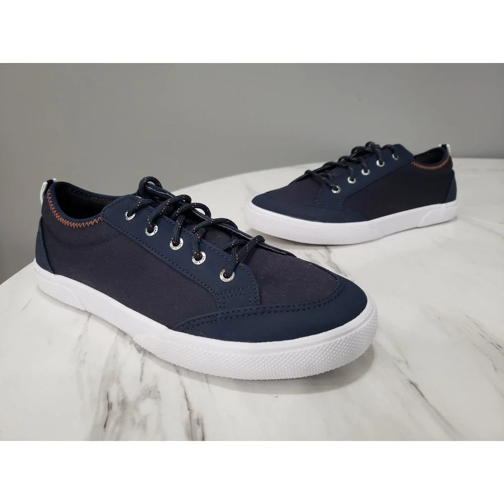 NEW NO BOX YOUTH BOYS SIZE 5 / EURO 37 Sperry Deckfin Deck Sneakers BOAT SHOES